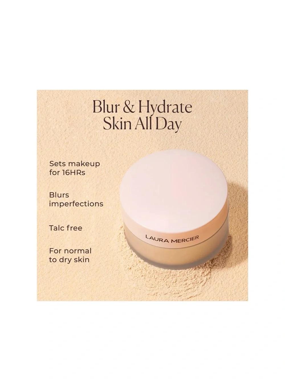 Laura Mercier Translucent Loose Setting Powder - Honey New